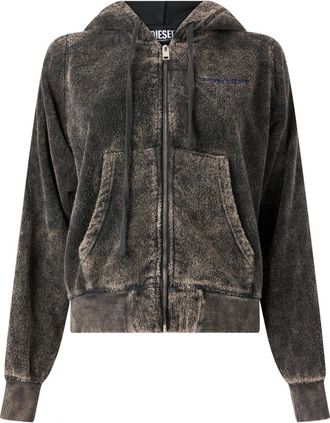 Diesel Reggy Hoodie - Dames - Sweatshirts & Hoodies - Grijs - Maat: XS Katoen