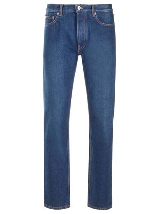 Off-white Tapered Leg Jeans