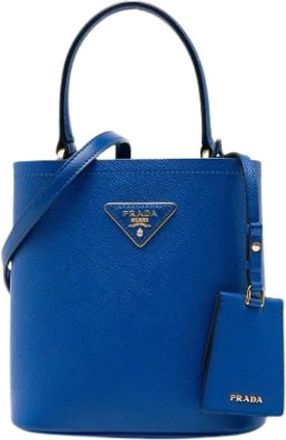 Prada Pre-owned Panier Bucket Bag - Pre-owned - Mujer - Azul - ONE SIZE
