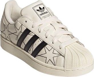 adidas Superstar II Sneaker in Cream White/Black/Cream at Nordstrom, Size 9.5 Womens