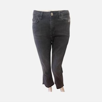 Elliott Lauren Crop Boot Cut Jeans In Black