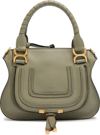Chloé Marcie Small Leather Shoulder bag - Green - One Size