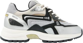 VIA VAI Danae Noah grijze sneakers - Dames - Sneakers - Veelkleurig - 37 EU - Leer - Schoenen