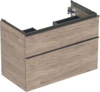 Keramag Keramag - Geberit Icon Mueble Bajo Lavabo, 2 Cajones, 88,8x61,5x47,6 Cm