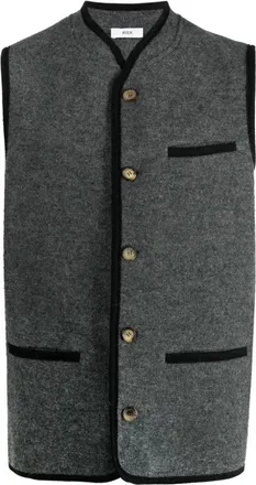 Rier Walker Gilet - Heren - Jassen - Zwart - Maat: M Zijde