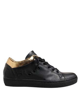 Leather Crown Lace Up Low Top Women Sneakers Womens Shoes (Pre-Owned)