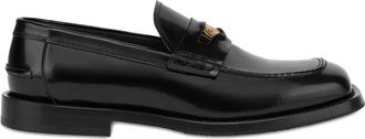 Moschino Mocassini penny in pelle - Nero