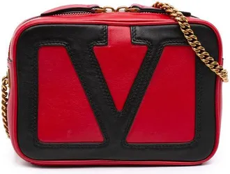 Valentino Pre-owned Valentino Bicolor Nappa Vlogo Viva Superstar Camera Chain Bag Ladies ERV7I3M95B5OSG31