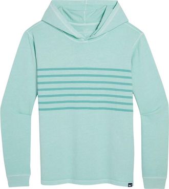 Vineyard Vines Surf Stripe Hoodie in Mangrove Mint at Nordstrom, Size Xx-Large