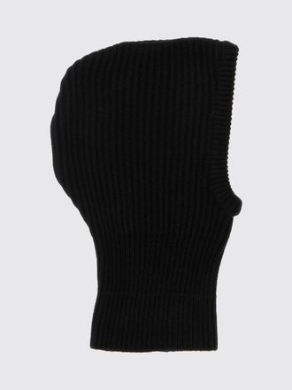 Maison Margiela Ribbed Wool-Blend Balaclava with Logo Patch