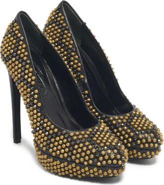 Alexander McQueen Pumps con borchie - Nero