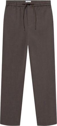 Les Deux drawstring-fastening trousers - men - Polyester/Viscose/Wool - 29/32 - Brown