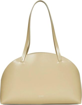 Jil Sander Borsa a spalla Curve - Toni neutri