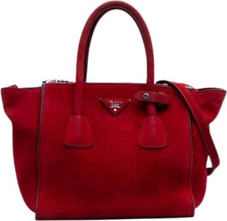 Prada Pre-owned Handbags, female, Red, Size: ONE SIZE Pre-owned Vintage Handbag