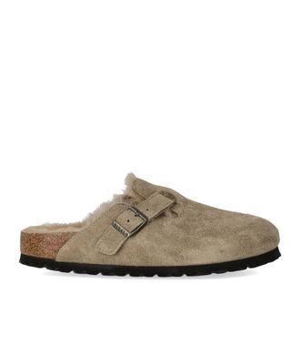 Birkenstock Boston Shearling Taupe Clog
