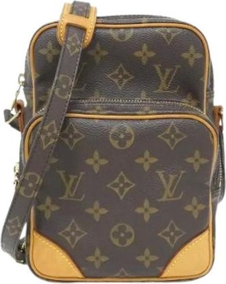 Louis Vuitton Pre-owned Cross Body Bags, male, Brown, Size: ONE SIZE Pre-owned Monogram Amazon Shoulder Bag