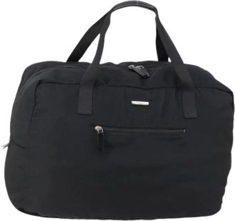 Gucci Pre-owned Nylon Weekendtas - Dames - Vintage Weekendtas - Zwart - ONE Size - Nylon - Vintage