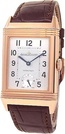 Jaeger-LeCoultre Pre-owned Jaeger LeCoultre Grande Reverso Night & Day Automatic Silver Dial Mens Watch Q3802520