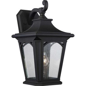 Elstead Lighting Aplique exterior, grande, Material compuesto Negro M&iacute;stico