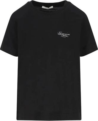 Givenchy T-shirt met ronde hals - Heren - T-shirts - Zwart - M - Tops