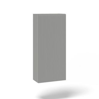 Aquadesign Armario de ba&ntilde;o de pared en mdf gris mate