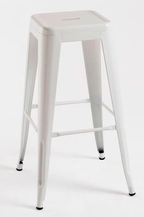 Regalos Miguel Pack 4 Taburetes color blanco en acero reforzado