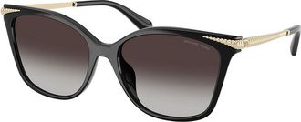 Michael Kors MK2295U ANDERMATT 30058G Womens Sunglasses Black Size 55