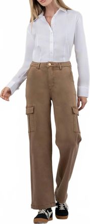 Kut from the Kloth Miller High Rise Wide Leg Pants In Camel