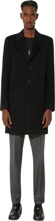 Paul Smith Single-Breasted Coats - Heren - Mantel - Zwart - XL - Jassen