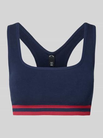 The Upside Bustier mit Racerback und elastischem Bund in Dunkelblau, Gr&ouml;&szlig;e XS