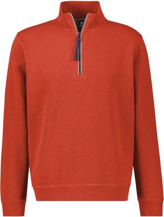 Lerros Sweatshirt LERROS Sweattroyer in &Uuml;bergr&ouml;ssen, Herren, Gr. 3XL, scandinavian rot, 90% Baumwolle, 10% Polyester, Sweatshirts Sweatshirt