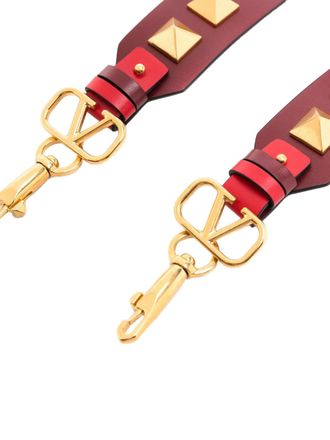 Valentino Rockstud Belt - Red