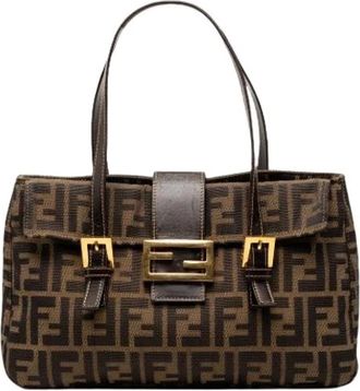 Fendi Pre-owned Handbags, female, Brown, Size: ONE SIZE Pre-owned Shoulder Bag
