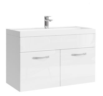 Badplaats Badplaats Conjunto De Muebles De Ba&ntilde;o Paso 01 80 X 40 Cm - Blanc