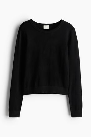 H&M Feinstrickpullover - Schwarz