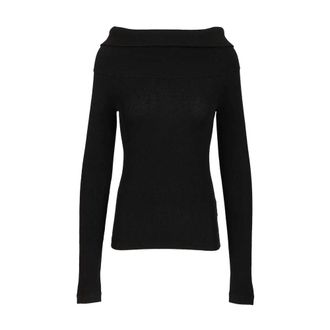 Lisa Yang Long Sleeve Tops, female, Black, Size: XS Claudina Top