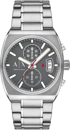 A|X Armani Exchange Orologio con quadrante quadrato 44mm - Grigio