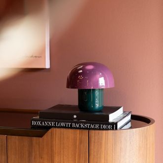 Kare Design L&aacute;mpara de mesa de acero bicolor violeta