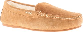 Hush Puppies Annie Mocassin Su&egrave;de Dames Pantoffels In Tan