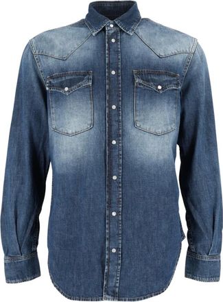 Dondup Uomo, Magliette, Blu, M, new
