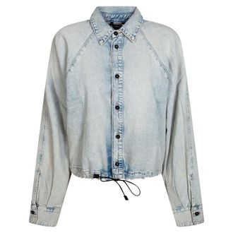 Haikure Denim Shirts, female, Blue, Size: XS Keira Vintage Dirty