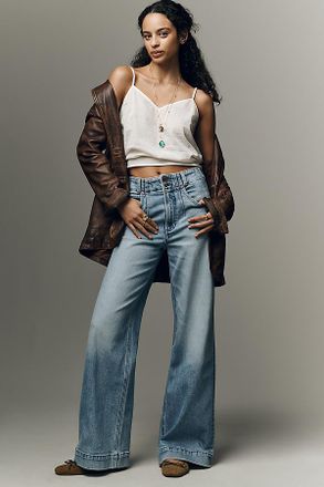 Pistola Denim Lana High-Rise Wide-Leg Jeans