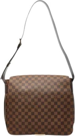Louis Vuitton Pre-owned Vintage Schoudertas - Heren - Vintage Schoudertas - Bruin - ONE Size - Leer - Vintage