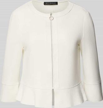 Betty Barclay Blazer mit 3/4-Arm in Offwhite, Gr&ouml;&szlig;e 48