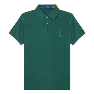 Ralph Lauren Polo Shirts, male, Green, S, Short Sleeve Logo Polo Shirt