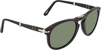 Persol Green Pilot Folding Unisex Sunglasses PO0714 95/31 54