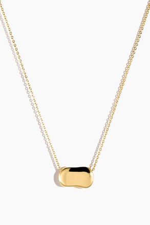 Electric Picks Dakota Bean Necklace in Yellow Gold at Nordstrom