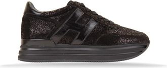 Hogan Sneakers - Dames - Sneakers - Zwart - 38 1/2 EU - Leer - Schoenen