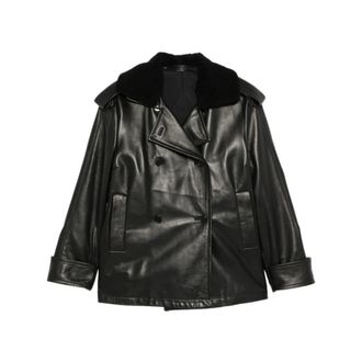 Salvatore Santoro Dames, Jassen, Zwart, Maat: XS Leer