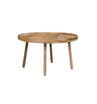 Moloo Mesa de centro en madera maciza natural &oslash;60 cm